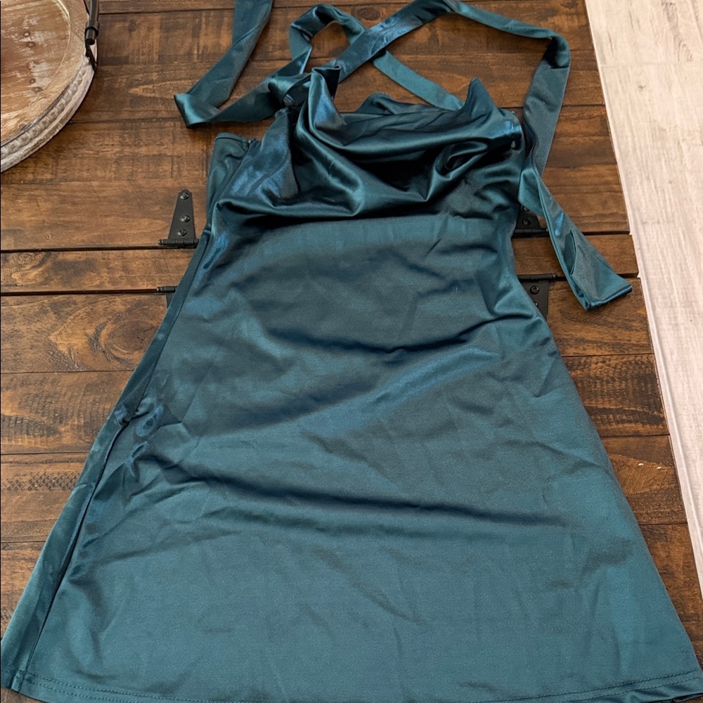 Zaful Teal Mini Dress